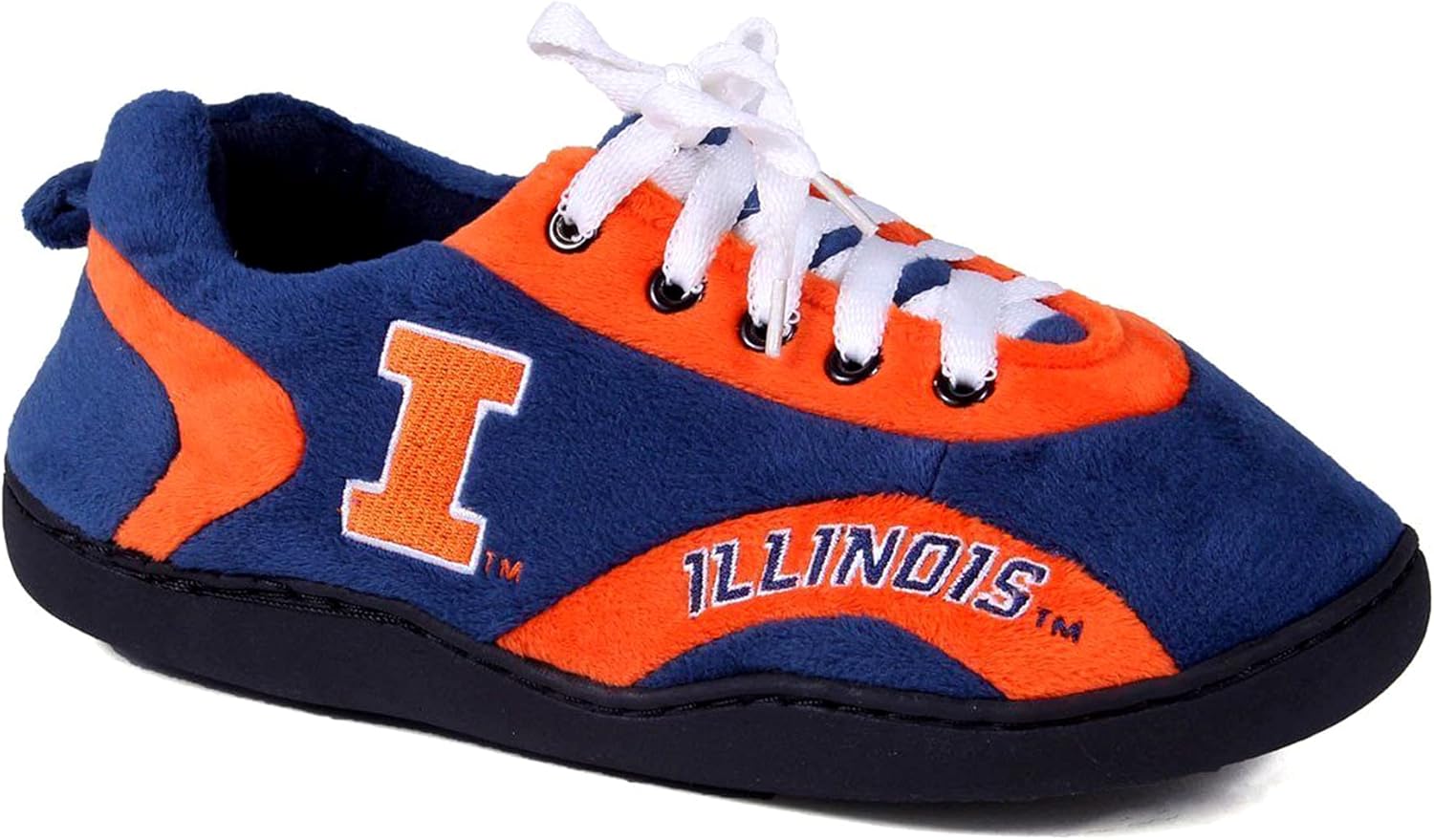 

Тапочки Comfy Feet NCAA для использования дома и на улице, Illinois Fighting Illini
