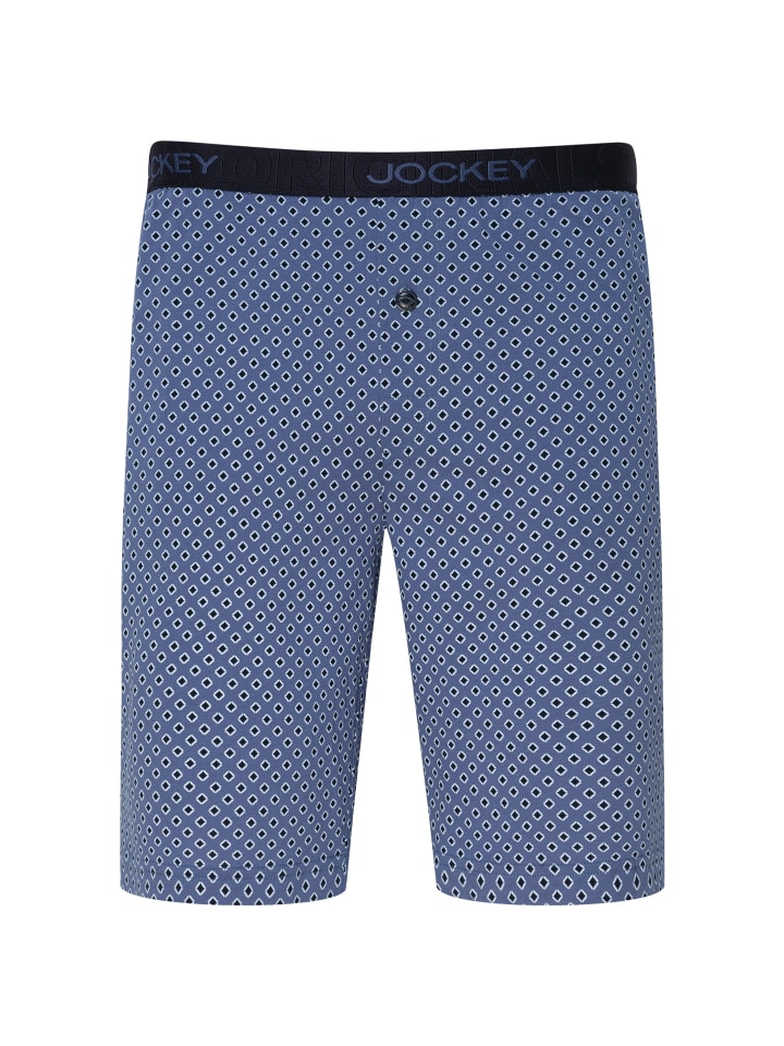 

Jockey Повседневные вязаные бермуды для сна, темно-синего цвета