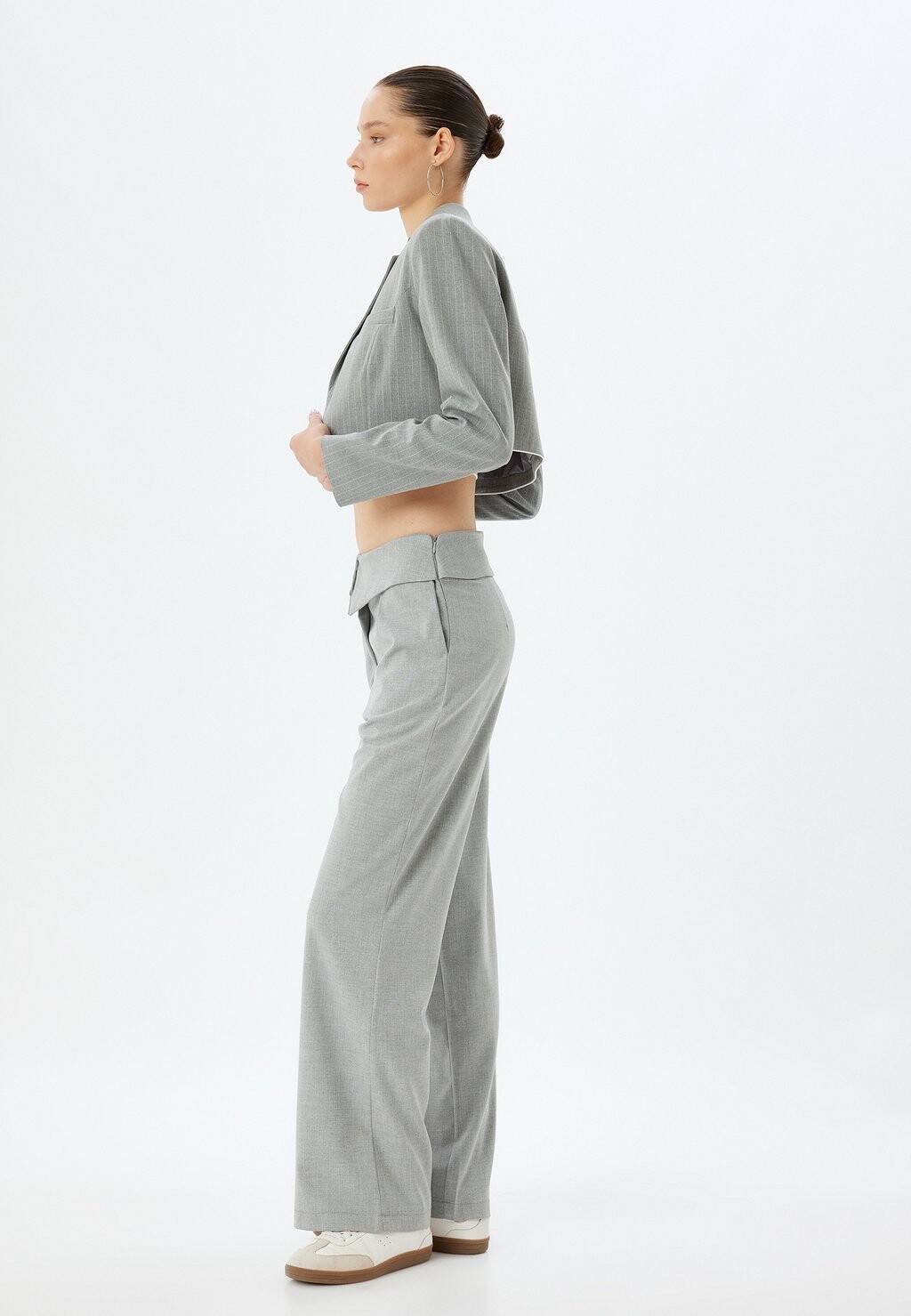 

Брюки WIDE LEG Koton, серый