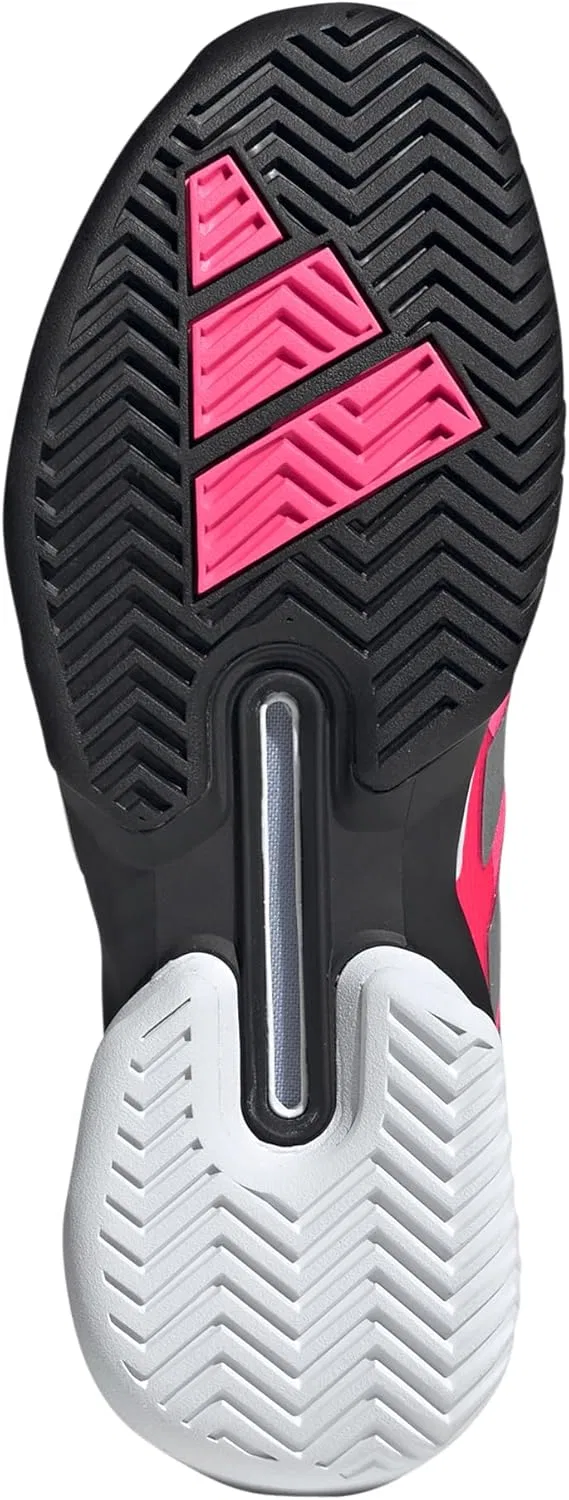 Теннисные кроссовки adidas Adizero Ubersonic 5, Lucid Pink/Silver Metallic/Black — фото 4