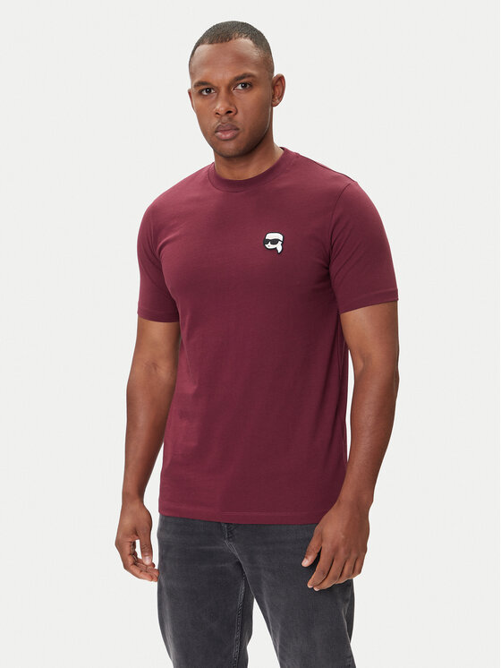 

Футболка regular fit 755710 554224 Karl Lagerfeld, фиолетовый