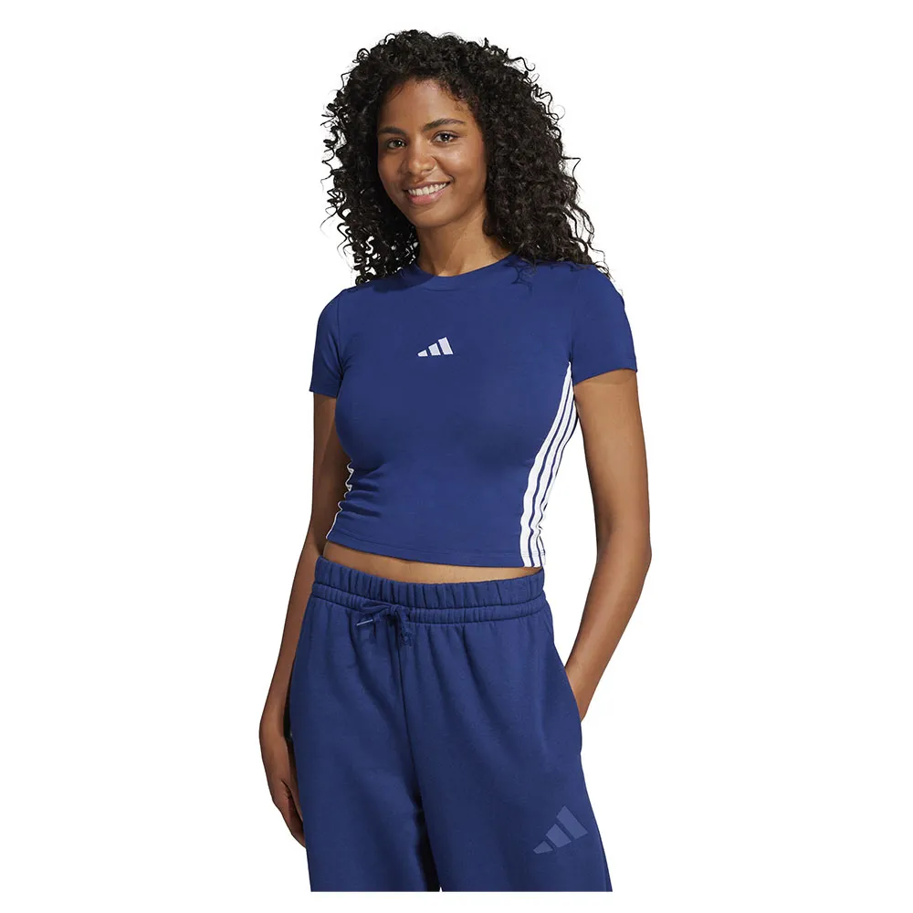 

Футболка adidas Essentials 3 Stripes Slim Baby, синий