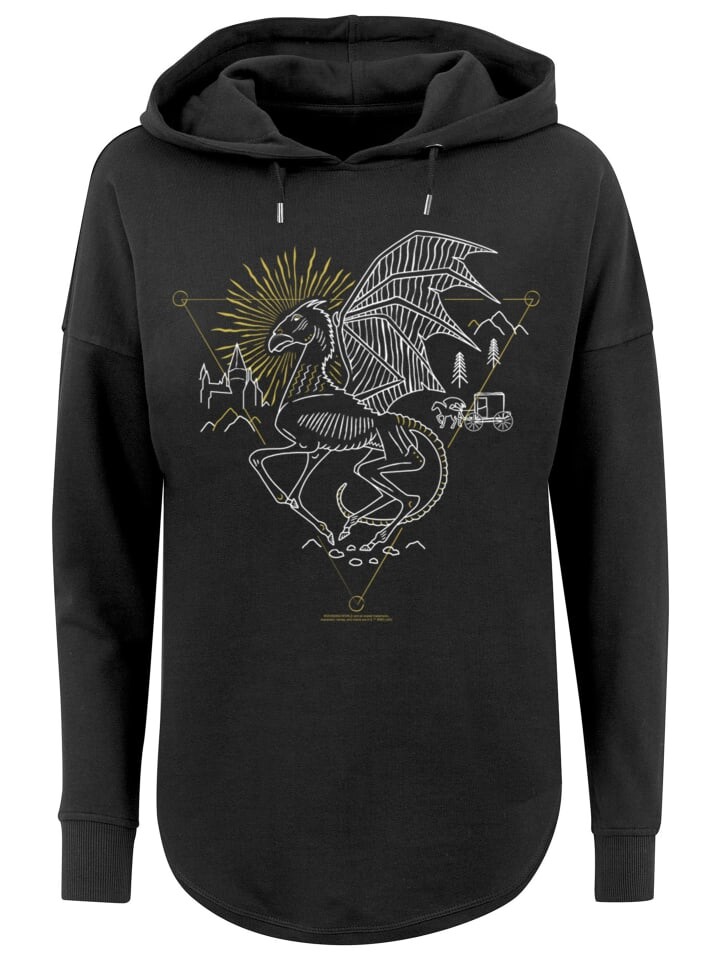 

Пуловер F4NT4STIC Oversized Harry Potter Thestral Line Art, черный