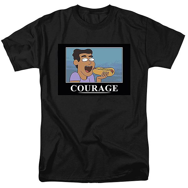 

Футболка Rick and Morty с принтом Courage Licensed Character
