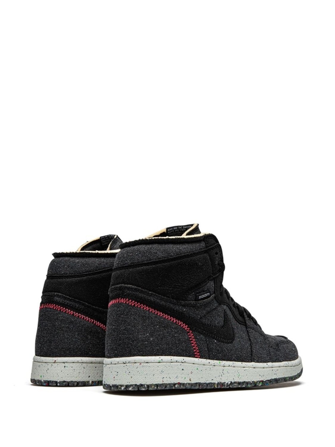 Jordan кроссовки Air Jordan 1 High Zoom Space Hippie, черный — фото 3