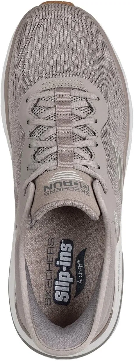 Кроссовки Skechers Men's Max Cushioning Arch Fit 2.0 Antilles, Taupe Textile Synthetic — фото 3