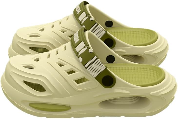 

Мужские комфортные дышащие сандалии с отверстиями и съемными стельками Swzec, хаки