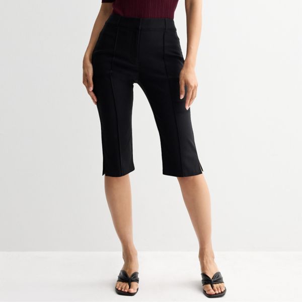 

Укороченные капри с разрезом Nine West, черный