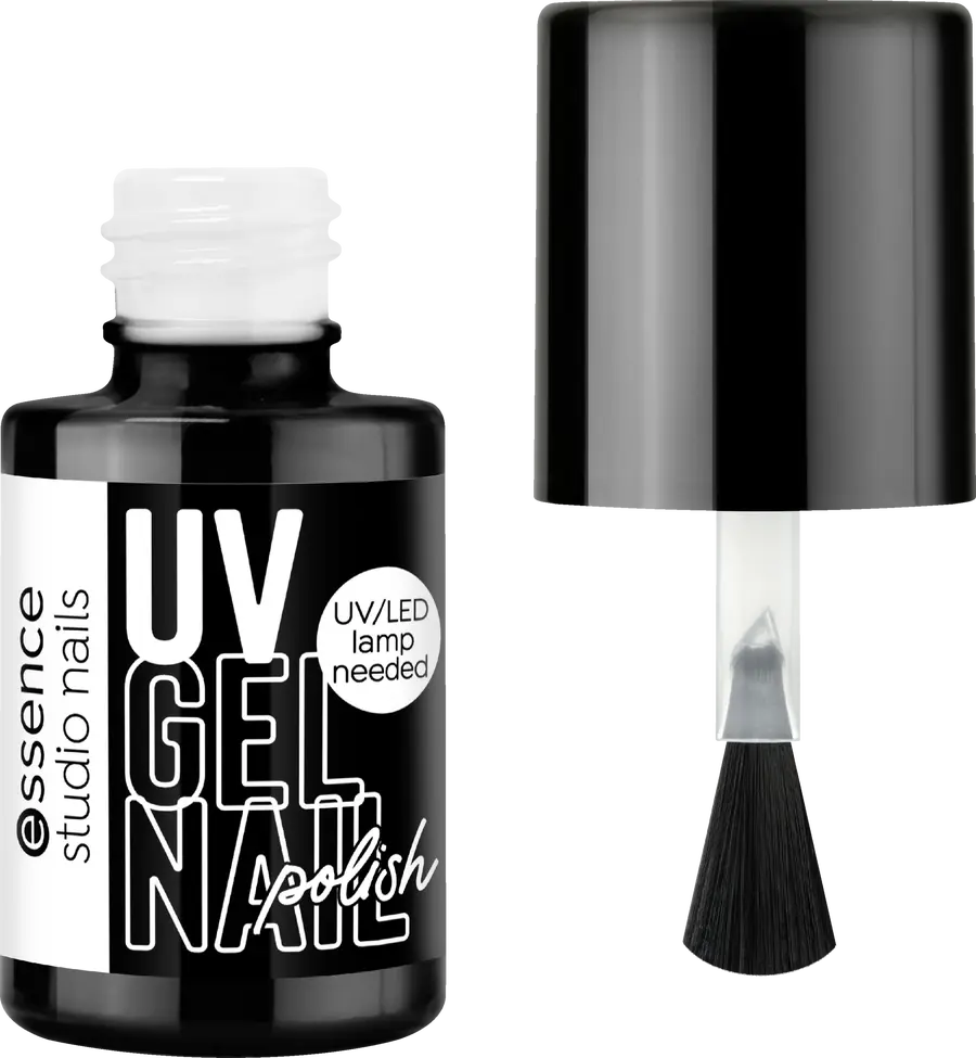 УФ-лак для ногтей essence UV GEL NAIL polish 01 WHITE all night — фото 4