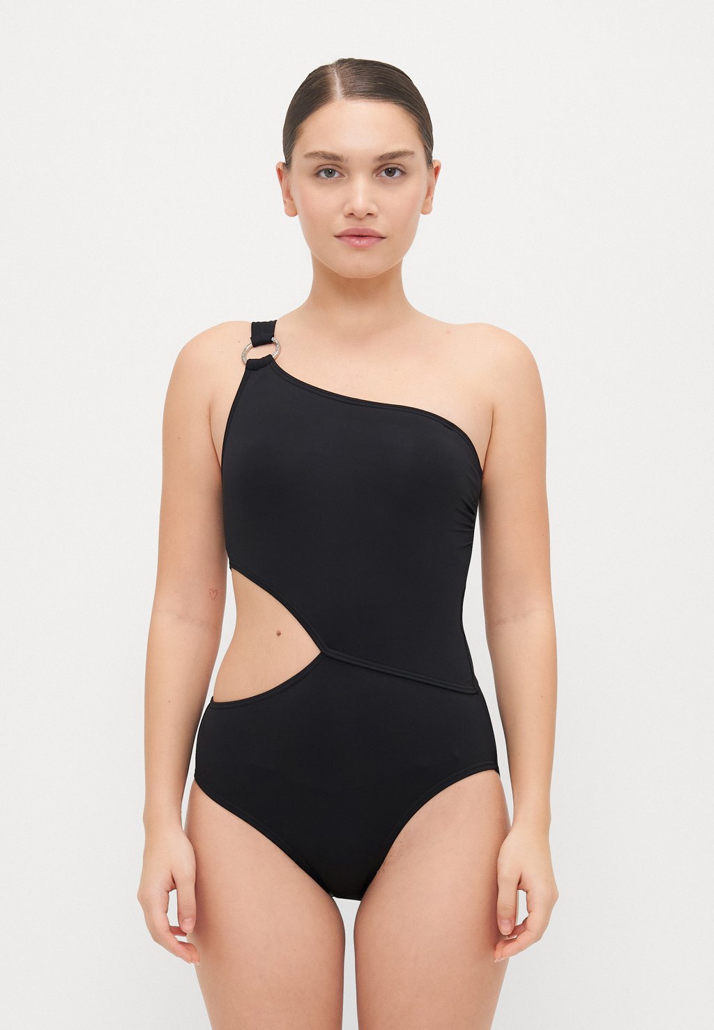 

Купальник ONE SHOULDER MICHAEL Michael Kors, черный