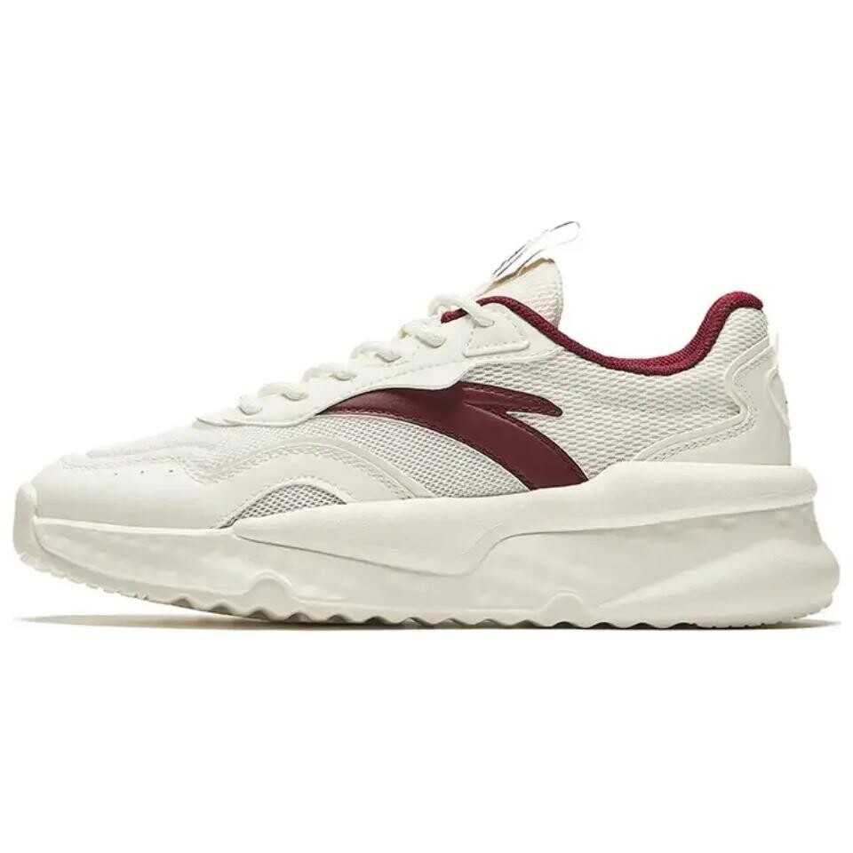 

Кроссовки ANTA Unruly Series Lifestyle Shoes Women's Low-top Ivory White/crimson Red, красный