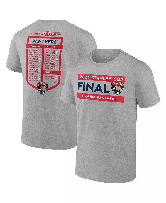 

Футболка мужская Steel Florida Panthers 2024 Stanley Cup Final List Fanatics