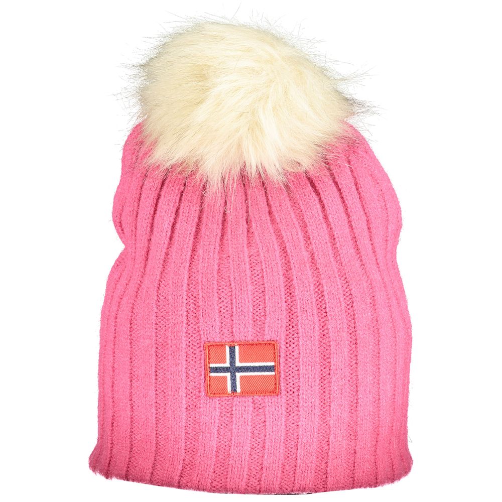 

Розовая шапка из полиэстера Geographical Norway