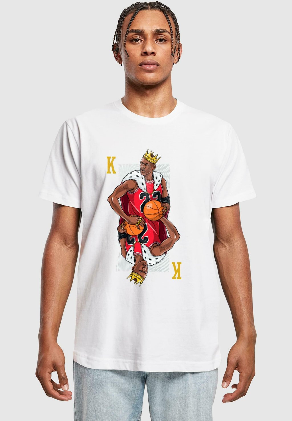 

Футболка с принтом KING MIKE TEE Mister Tee, белый