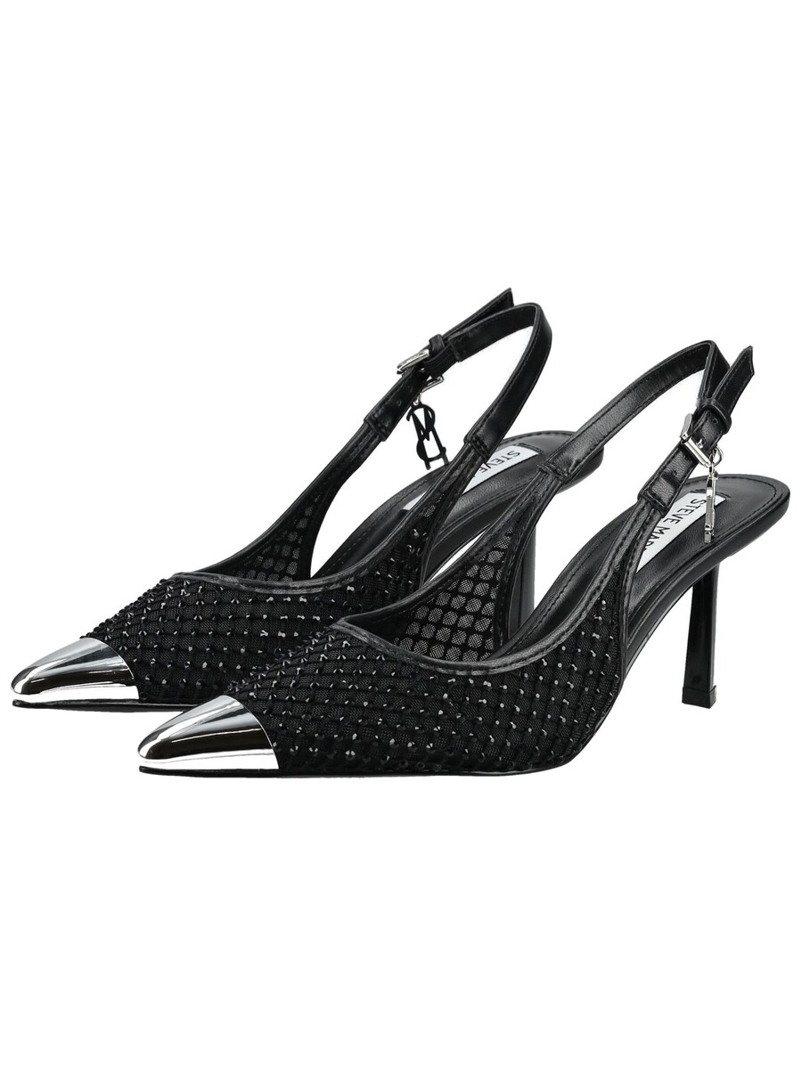 Туфли-лодочки с открытой пяткой STEVE MADDEN, Black — фото 4
