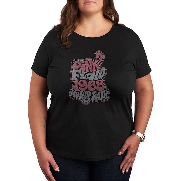 

Футболка Plus size Pink Floyd Groovy Retro Graphic Licensed Character, Black, Черный, Футболка Plus size Pink Floyd Groovy Retro Graphic Licensed Character, Black