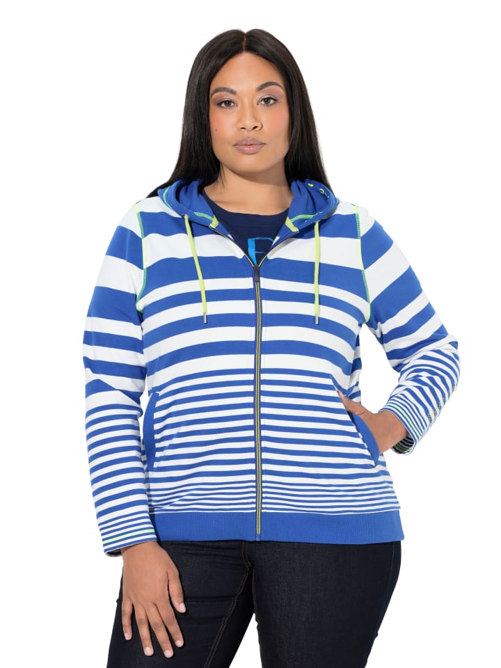 

Ulla Popken Спортивная толстовка чернильно-синего цвета