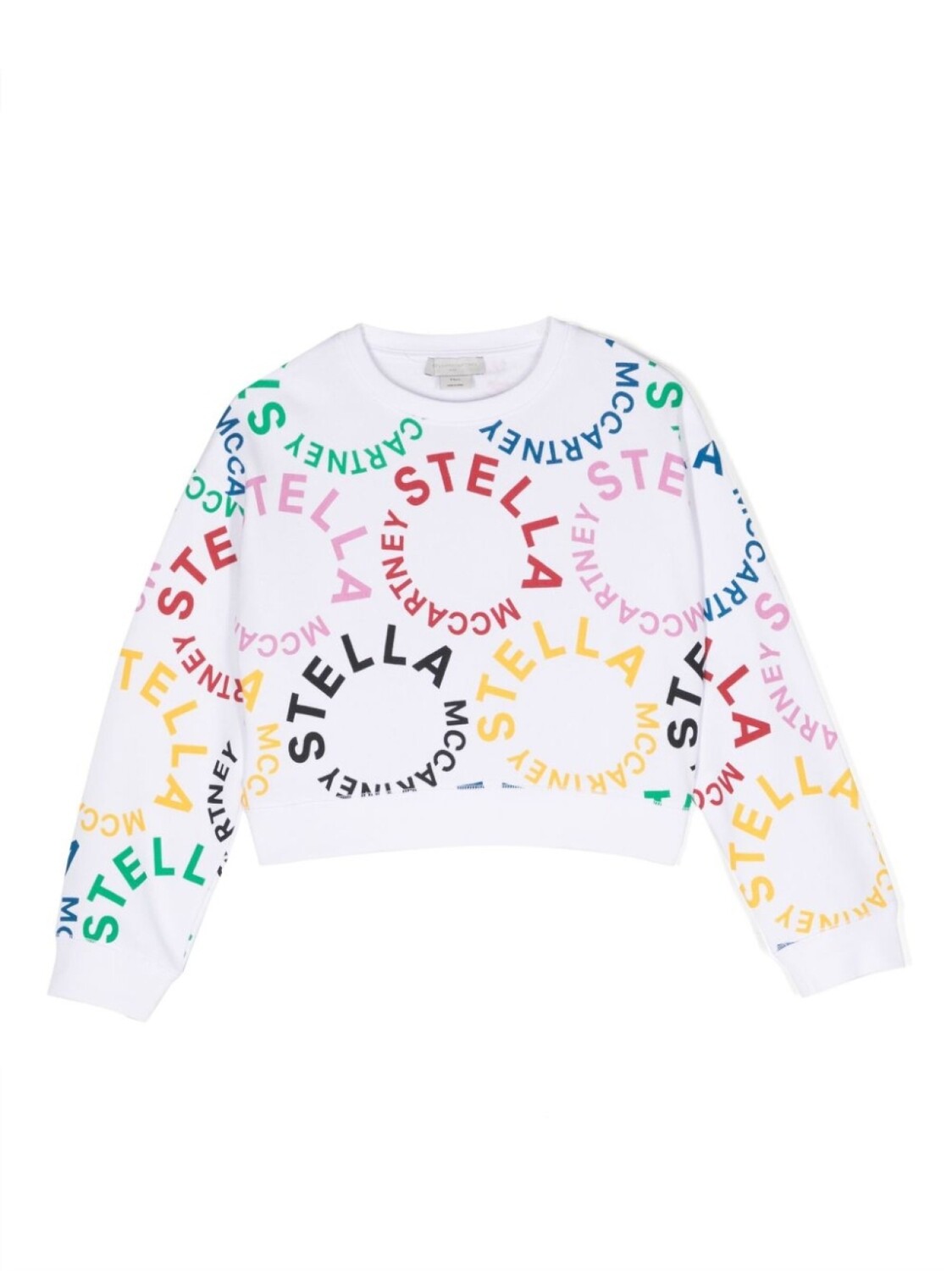 

Stella McCartney Kids толстовка с логотипом, белый