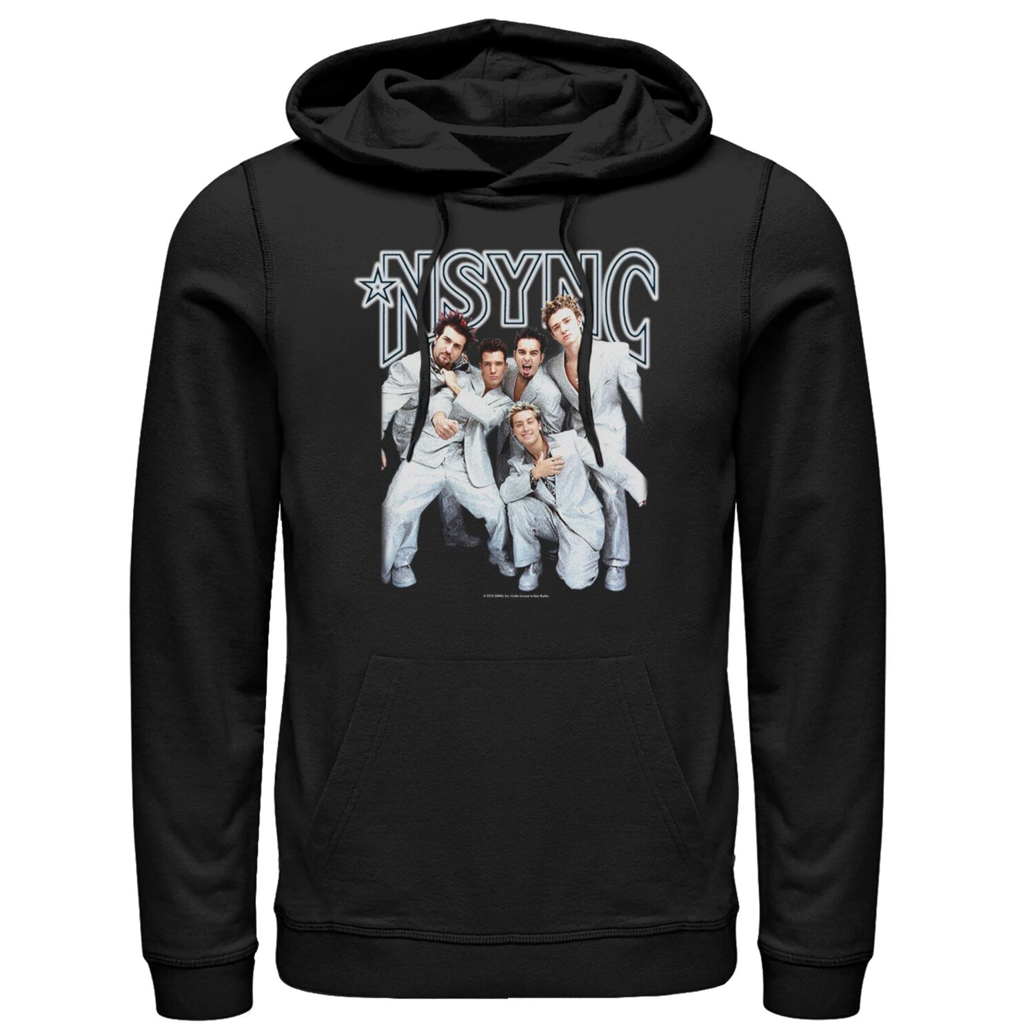 

Мужской пуловер с капюшоном Nsync Group Shot Portrait Licensed Character