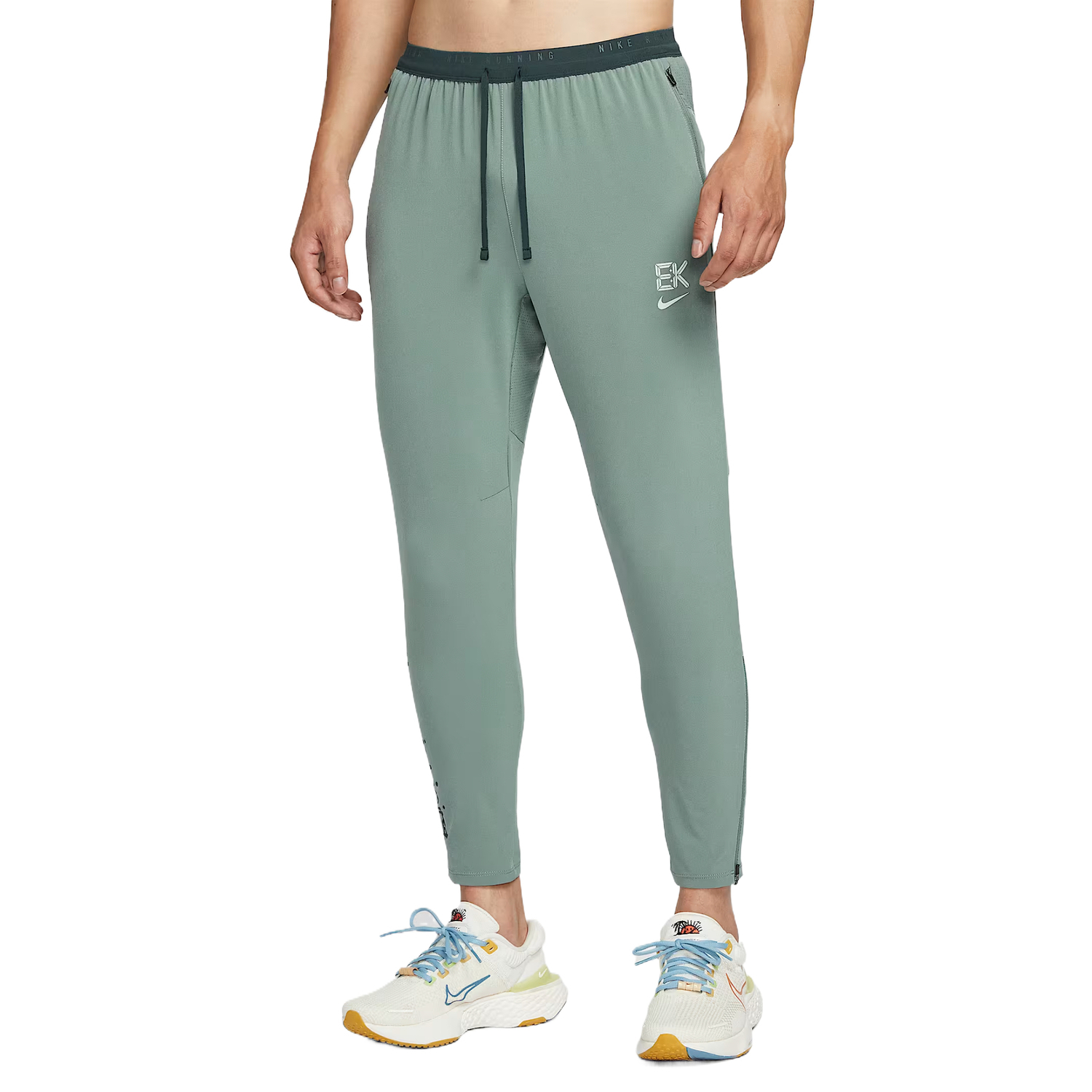 

Мужские беговые брюки dri fit Nike, зеленый