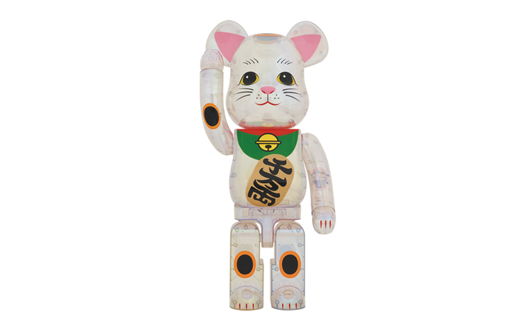 

Bearbrick Maneki Neko Прозрачная плакировка Be@Rbrick, 1000％