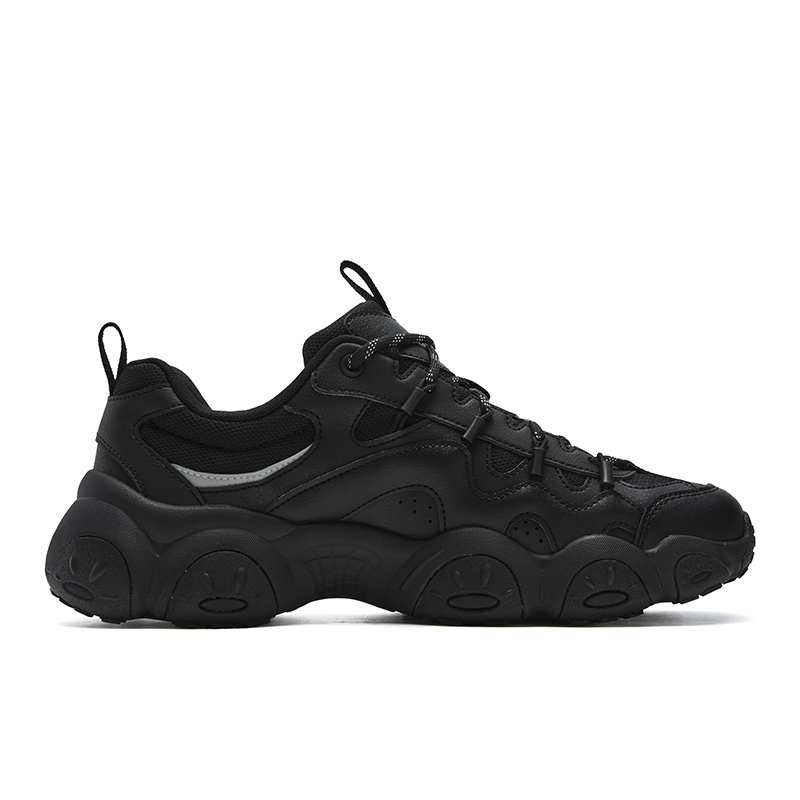 FILA FLUID 7 Cushioning Abrasion Resistant Lightweight Low top Chunky Sneakers Men's Black — фото 3