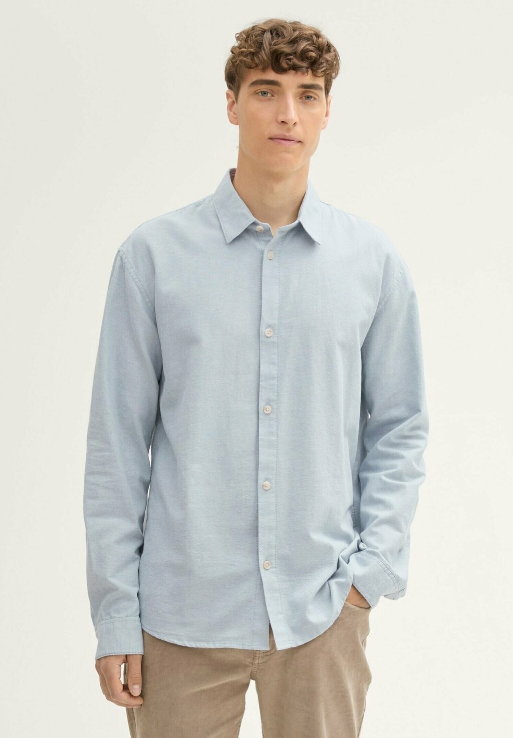 

Рубашка TOM TAILOR DENIM, серый