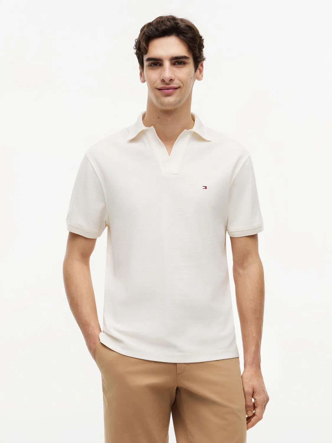 Рубашка 'CLASSIC' Tommy Hilfiger, Light Yellow — фото 3