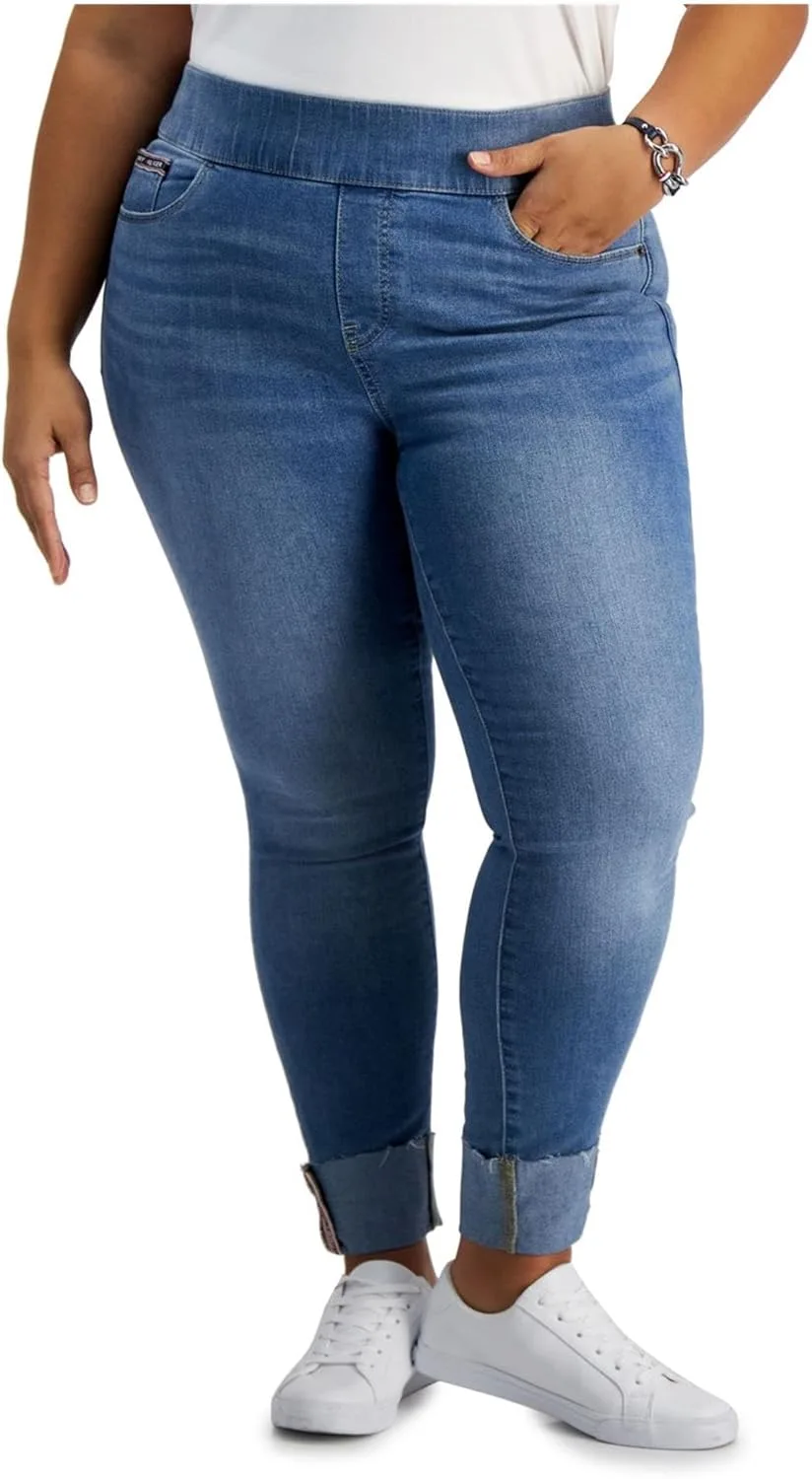 

Tommy Hilfiger женские укороченные закатанные джинсы skinny fit