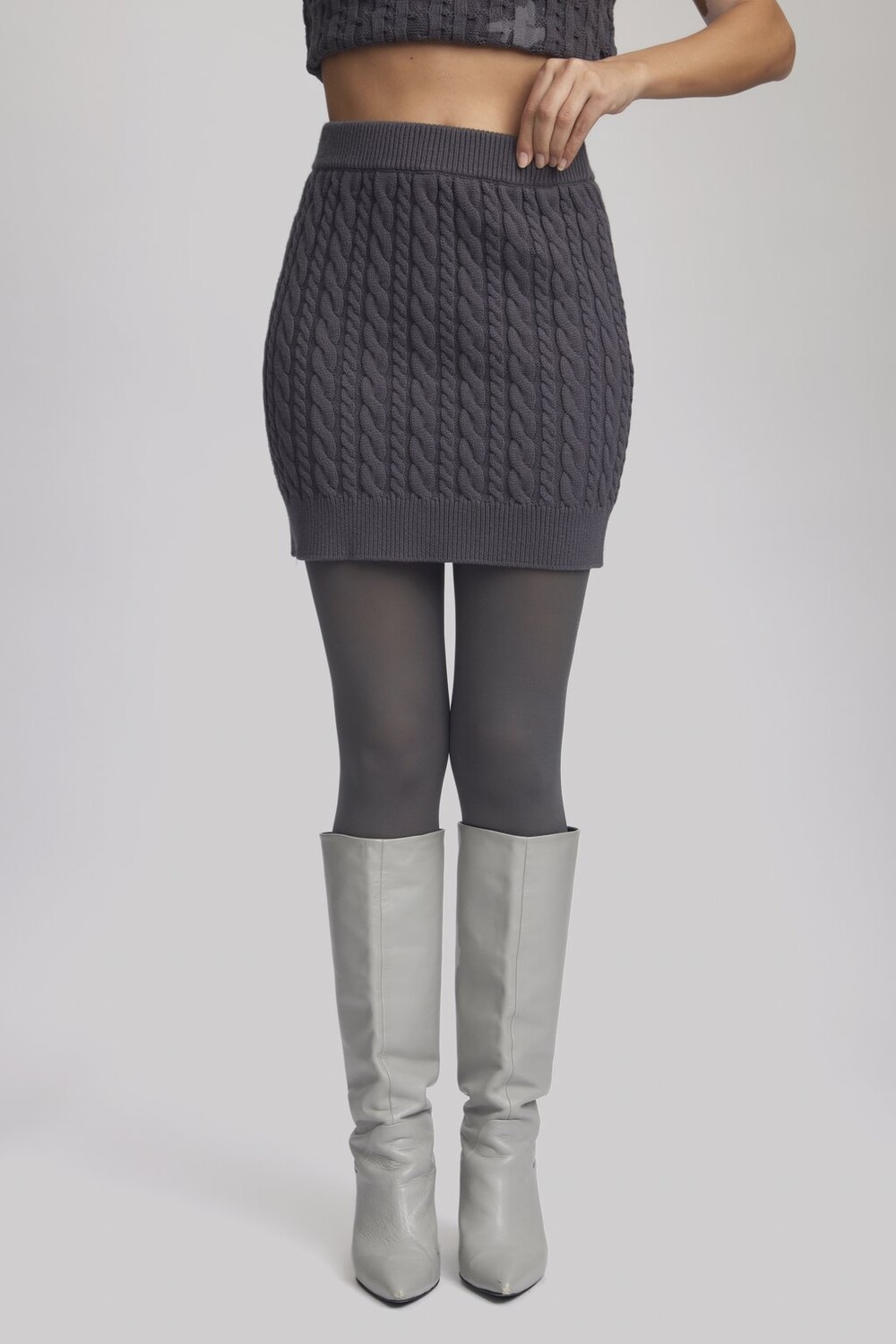 

Мини-юбка EBA SKIRT Gestuz, серый