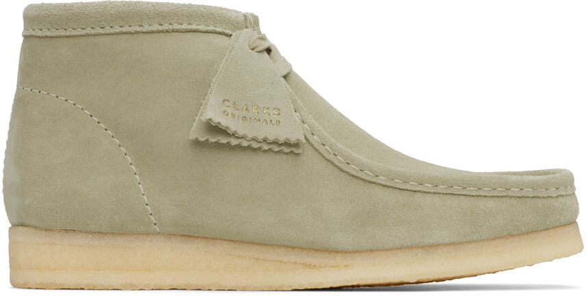 

Бежевые сапоги Wallabee Clarks Originals, Maple suede