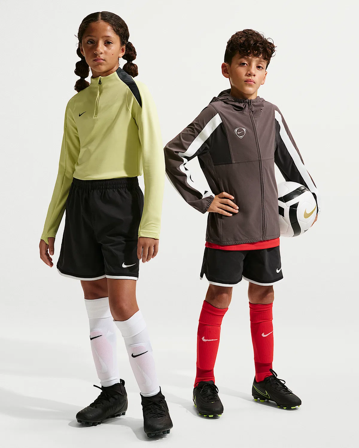 Детские футбольные шорты Dri-FIT Nike Energy, Off Noir/Off Noir/Summit White/Summit White