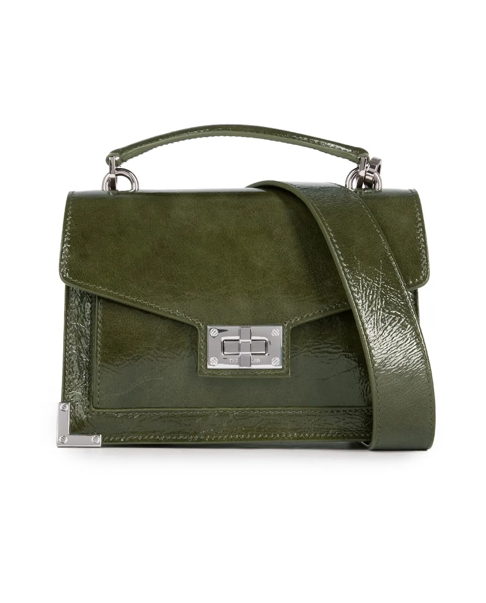 

Маленький кожаный многофункциональный клатч Эмили The Kooples, зеленый