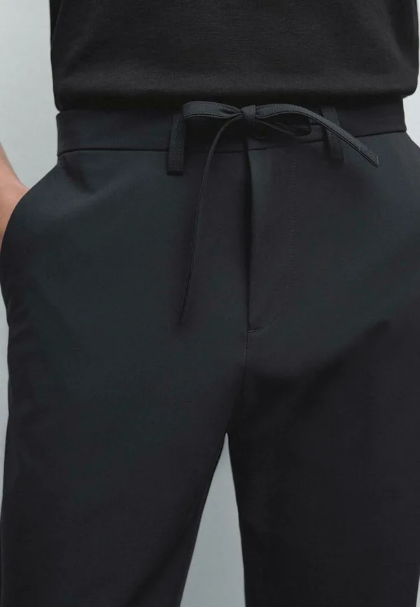 Технические брюки стандартного кроя Massimo Dutti, Dark Blue — фото 2