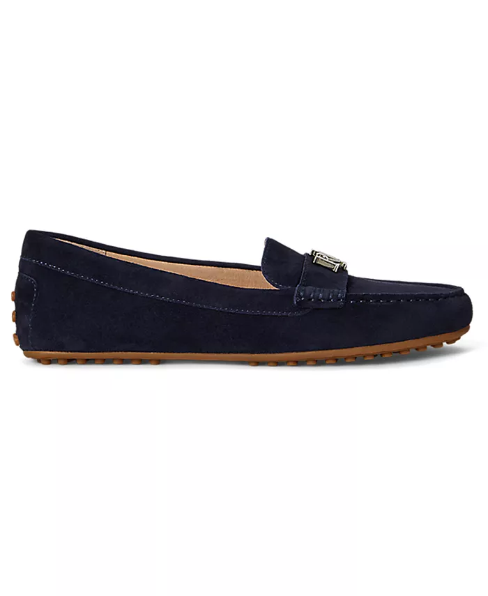 Женские лоферы-водительки Barnsbury Slip-On Lauren Ralph Lauren, синий — фото 2