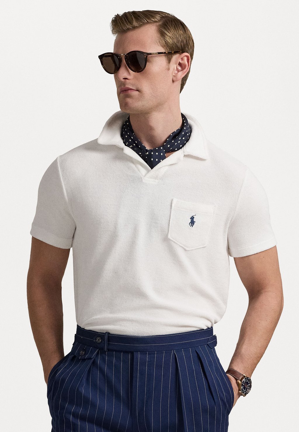 

Рубашка поло JOHNNY TERRY POLO SHIRT Polo Ralph Lauren, кремовый