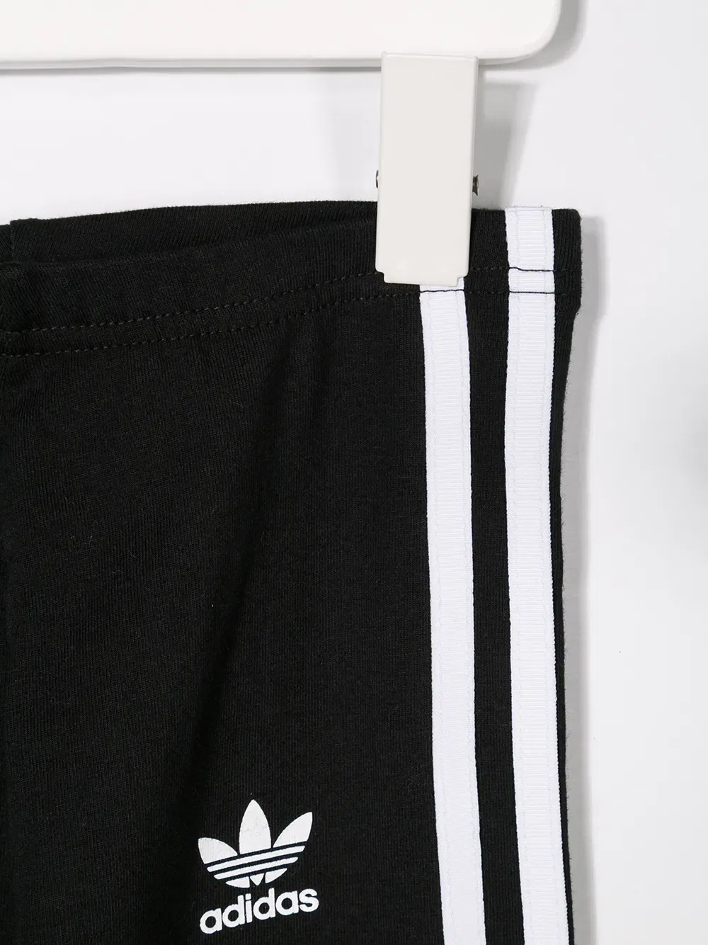 Леггинсы с тремя полосками Adidas Kids, черный — фото 3