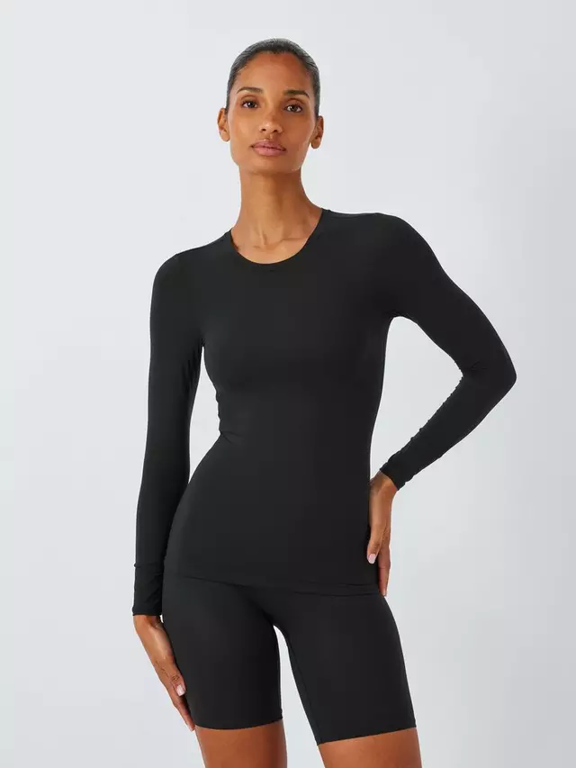 

Топ John Lewis Smoothing Long Sleeve, черный