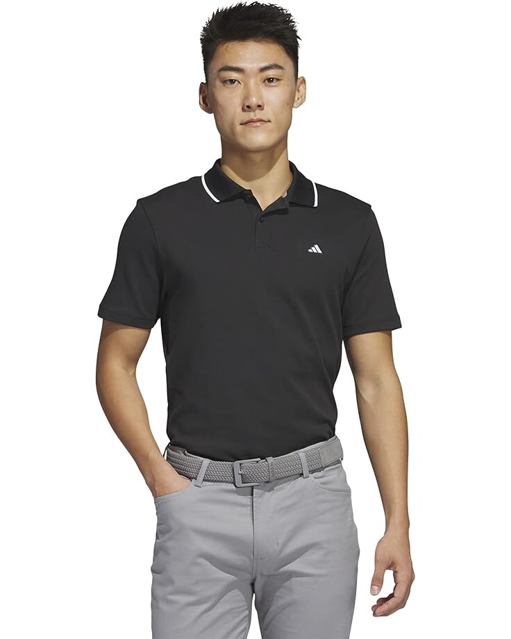 

Поло adidas Golf Go-To Pique, черный