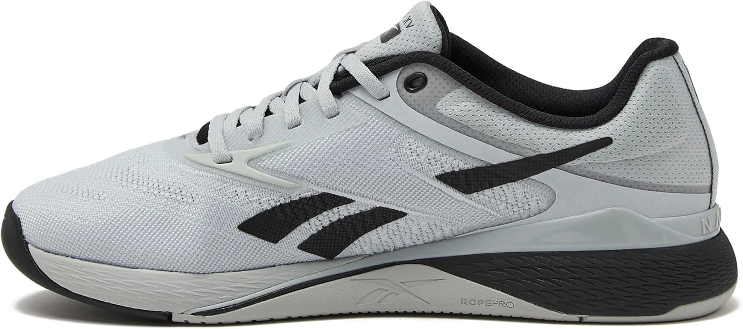 Мужские кроссовки Reebok Nano X5, для кросс-тренинга и легкого бега, серый/черный — фото 2