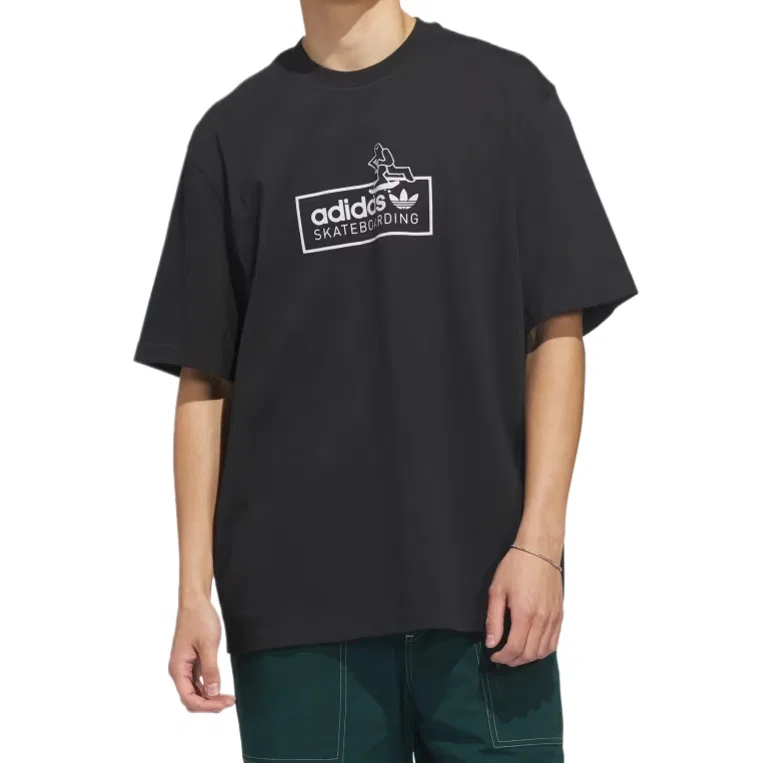 Футболка x Mark Gonzales Unisex Please Refill Adidas Originals, Black/Ice Purple — фото 4