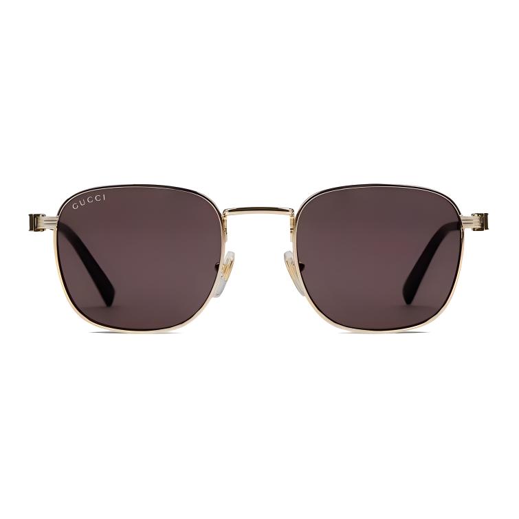 

GUCCI Круглые солнцезащитные очки, Gold