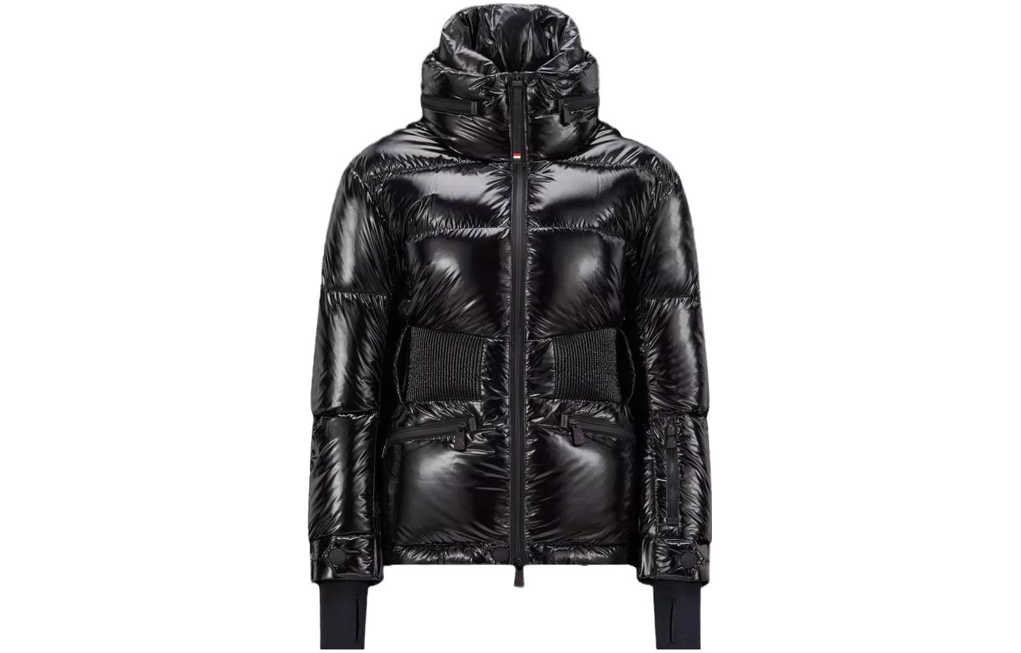 

Пуховик женский черный Moncler