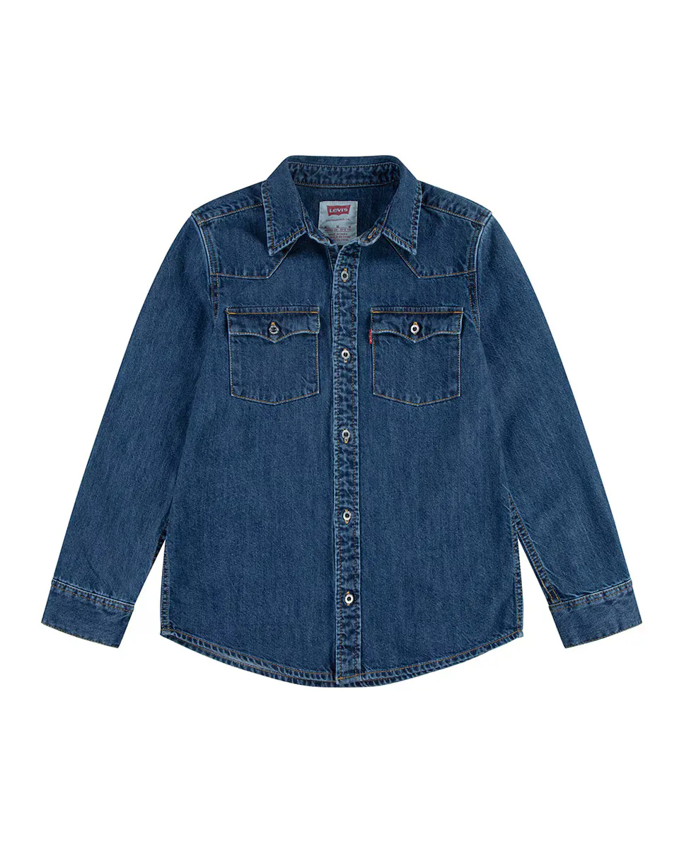 

Новая рубашка для мальчиков Barstow Western Levi's, синий