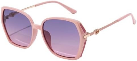 

Модные солнцезащитные очки для женщин, стильные солнцезащитные очки в винтажном стиле, градиентные, защита от УФ-излучения UV400, уличный стиль, розовые, одни MTZJH, One Color