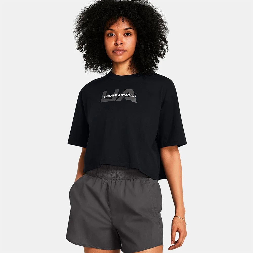 

Футболка Under Armour Boxy Crop Branded, черный