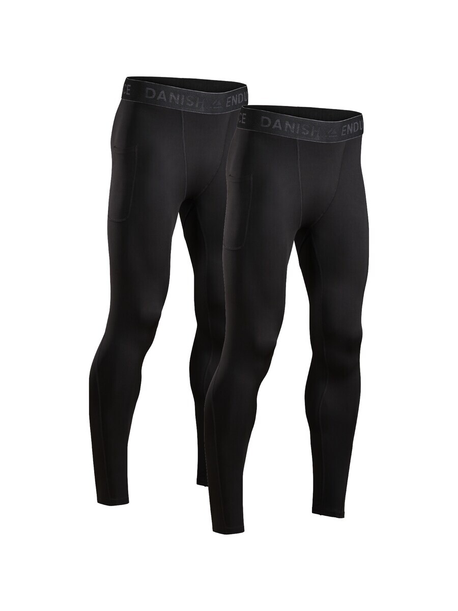 

Брюки DANISH ENDURANCE Regular Athletic Pants Compression Tights, черный