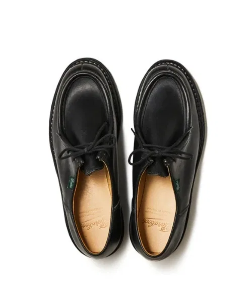 Мужские мокасины из кожи Paraboot MICHAEL чёрные — фото 3