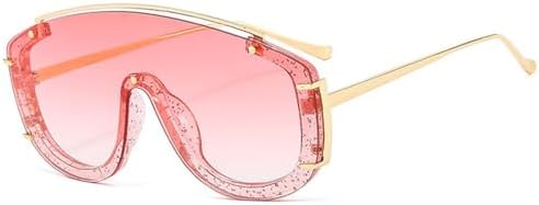 

Модные солнцезащитные очки большого размера 2027 года для женщин, в стиле ретро, ​​с градиентным переходом цвета, для мужчин, с защитой от УФ-излучения UV400 MTZJH, Pink Pink Gradient