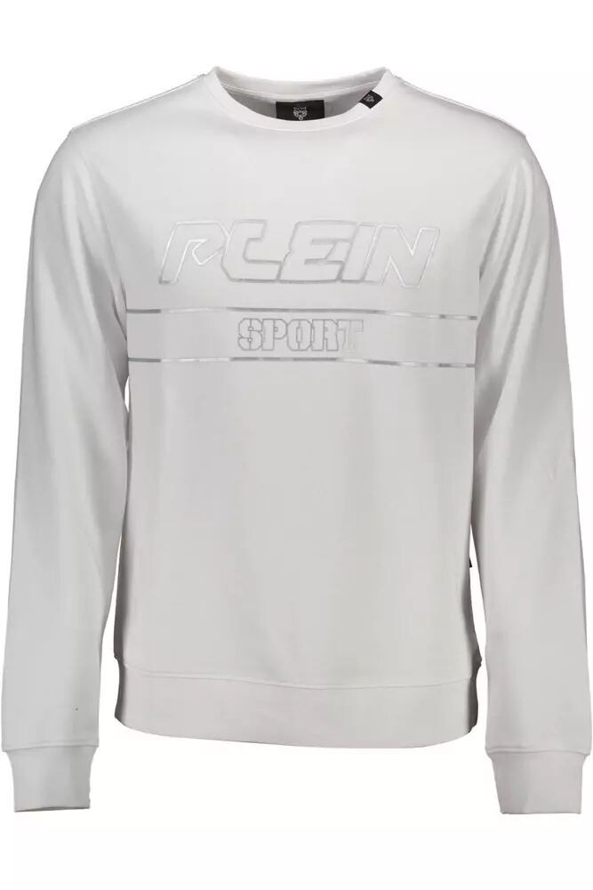 

Plein Sport подчеркнет ваш стиль шикарной мужской толстовкой с контрастными деталями, белый